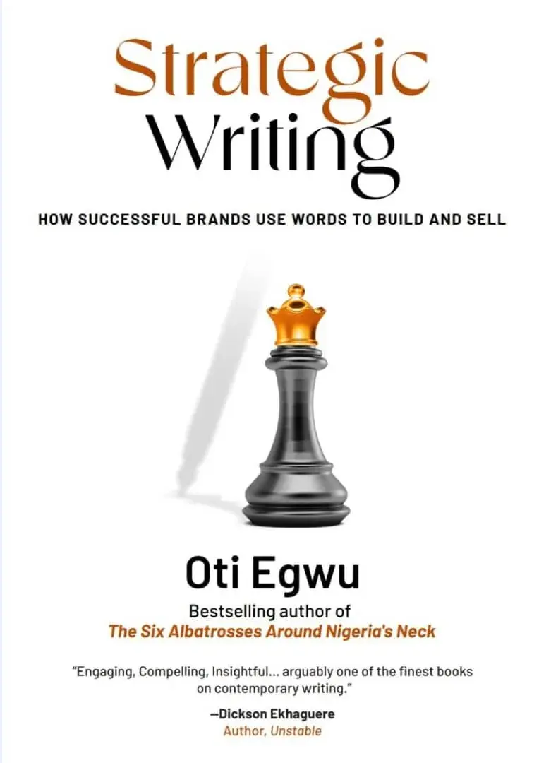 Strategic Writing: How Successful Brands Use Words to Build and Sell by Oti Egwu – book cover