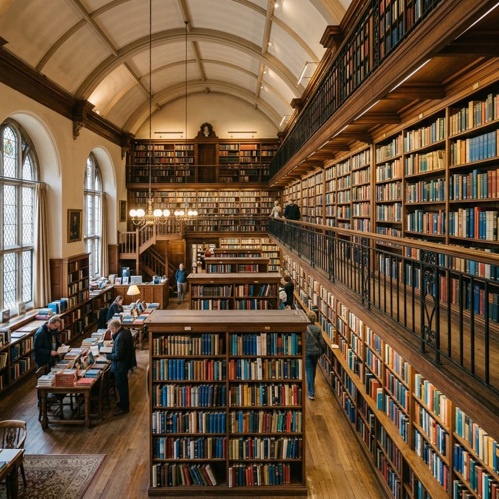 Library Bookshelf filled with books