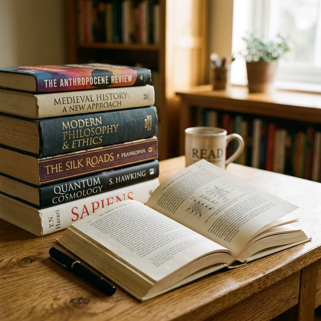 Who is Ma Demah? Book print copies stacked